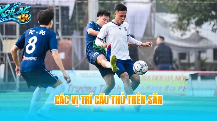 các vị trí cầu thủ trên sân
